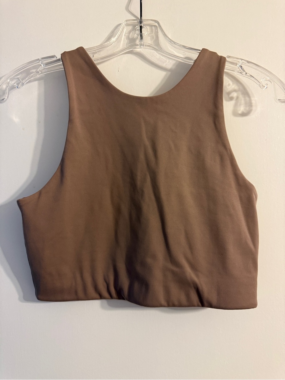 girlfriend collective racerback Cropped Tank Top Size M